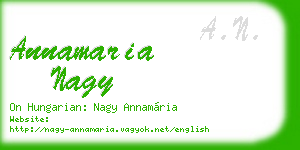 annamaria nagy business card